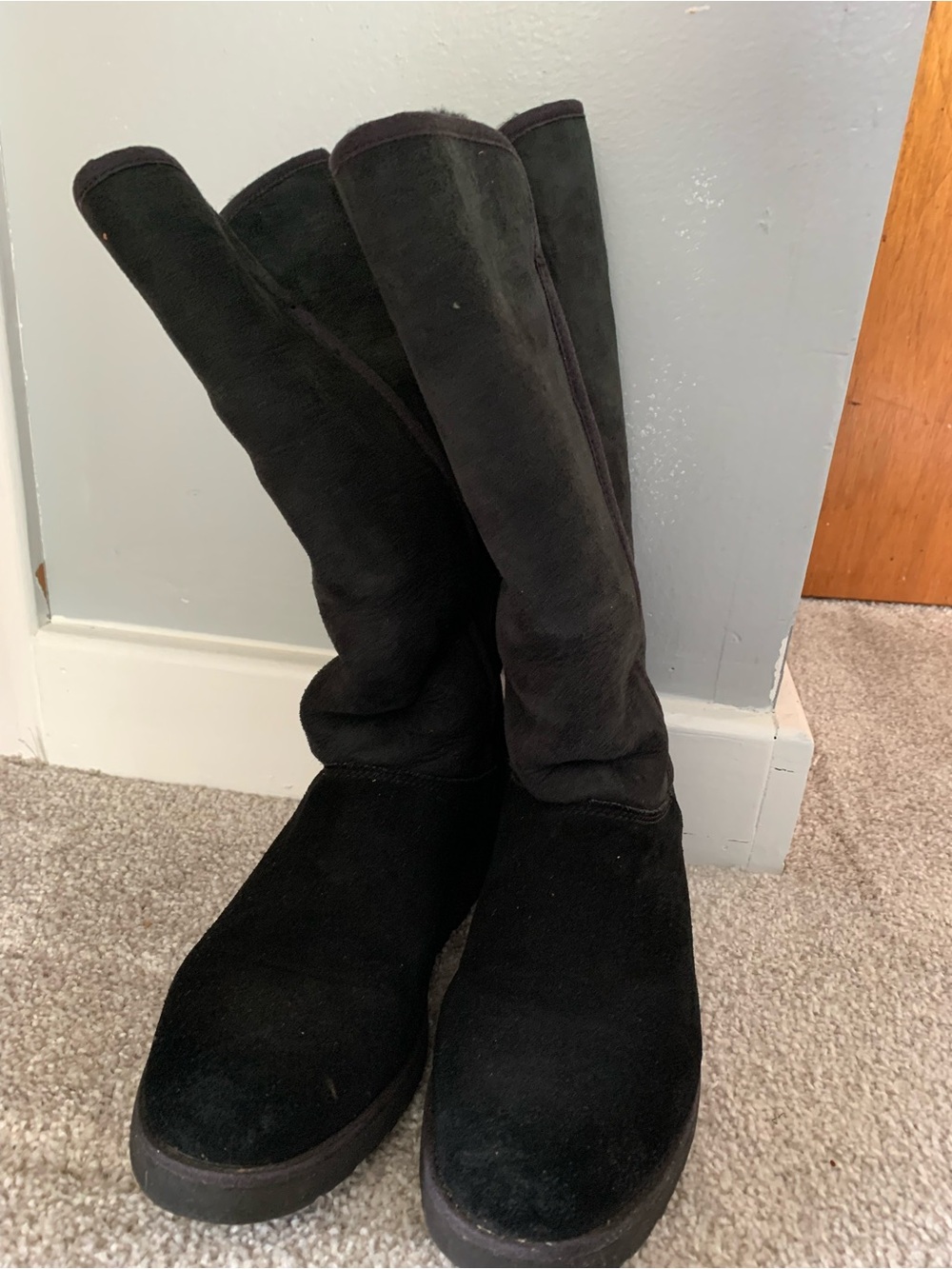 UGG Tall Black Kara Boots - Picture 2 of 2